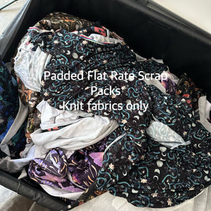 Full Padded Flat Rate Scrap pack - knit fabric only